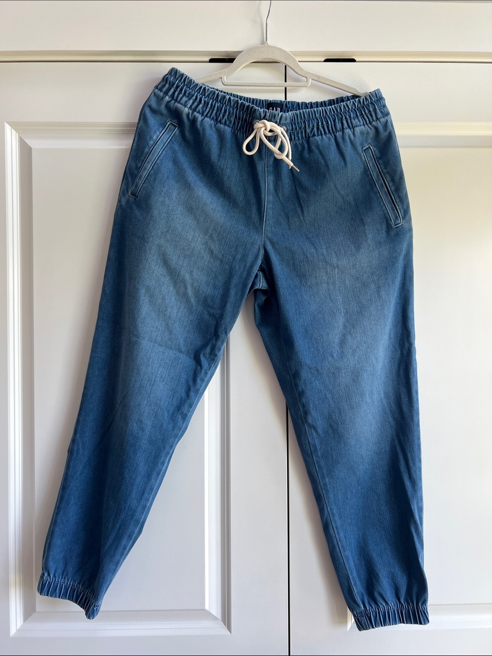 GAP Light Blue Denim Jogger Pants